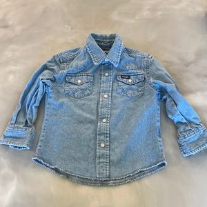 Wrangler Denim Western Shirt